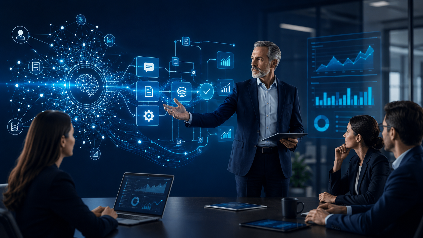 AI value creation strategy session